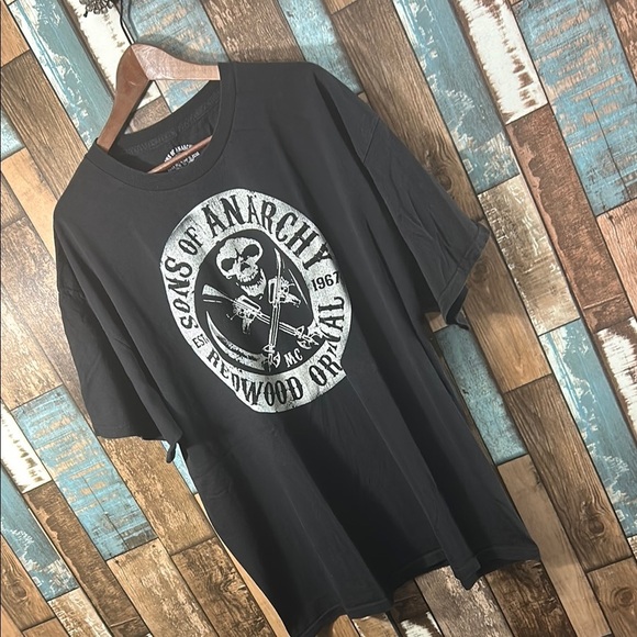 Sons of Anarchy Graphic Black T-Shirt - Picture 8 of 9